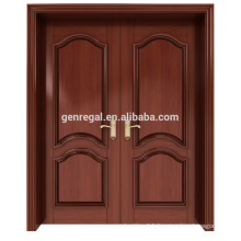 Luxury exterior decorative wooden double door